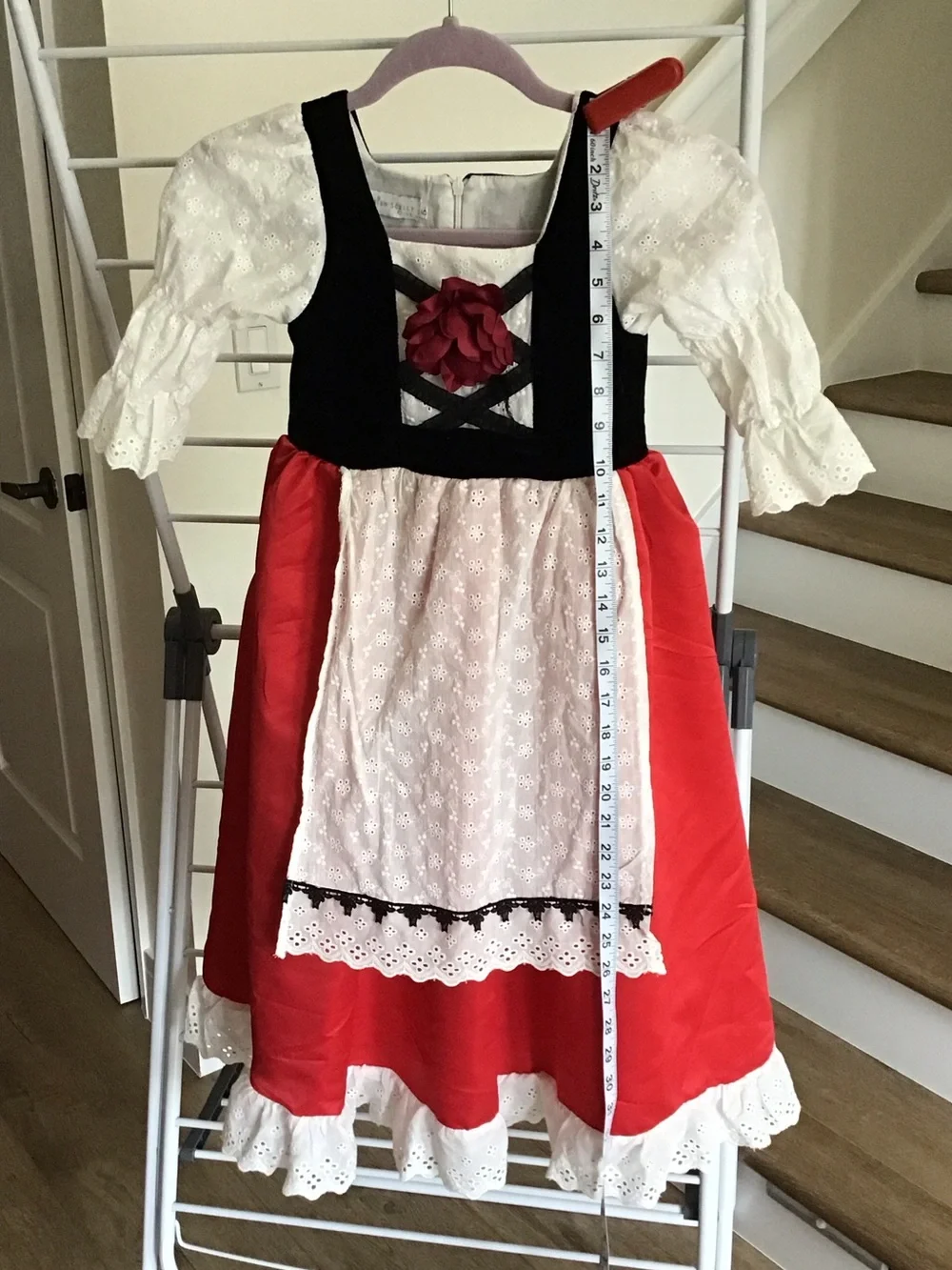 Trish Scully Child Luxe Red Riding Hood Dress